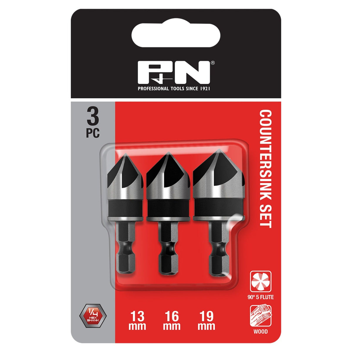 CARBiTOOL 105C Crv Rose-Head Countersink Sets P&N