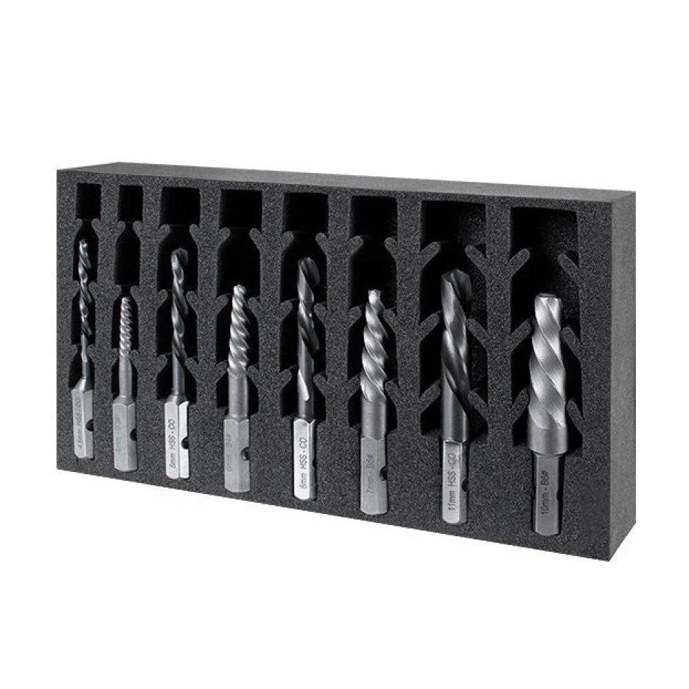 Sheffield VersaDrive ImpactaBite Impact Drill And Stud Extractor Set — official supplier product image