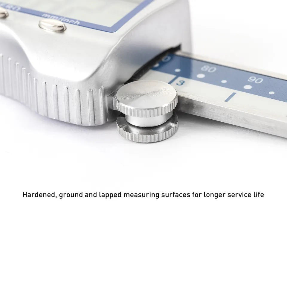 DASQUA Μεταλλικό περίβλημα υψηλής ακρίβειας 6 ιντσών / 150 mm Ηλεκτρονικό μικρόμετρο ψηφιακό παχύμετρο