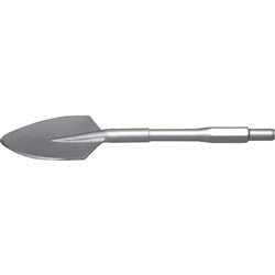 Sheffield Hex Shank Wide Pointed Chisel