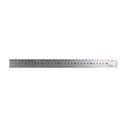 Sheffield Matt Stainless Steel Rule Metric Imperial