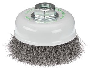 Bordo Stainless Steel Crimp Wire Cup Brush