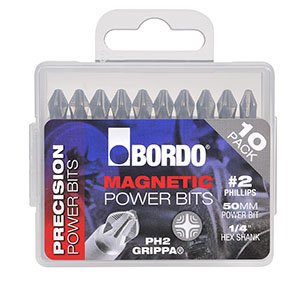 Bordo Grippa Power Bits - 10 Pack — official supplier product image