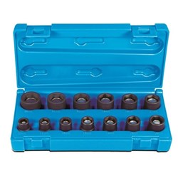Sheffield Drive Metric Standard Magnetic Socket Set