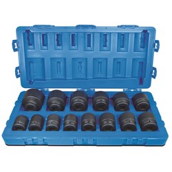 Sheffield Drive Metric Standard Socket Set
