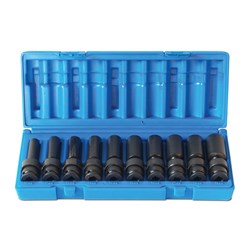 Sheffield Drive Universal Metric Deep Socket Set