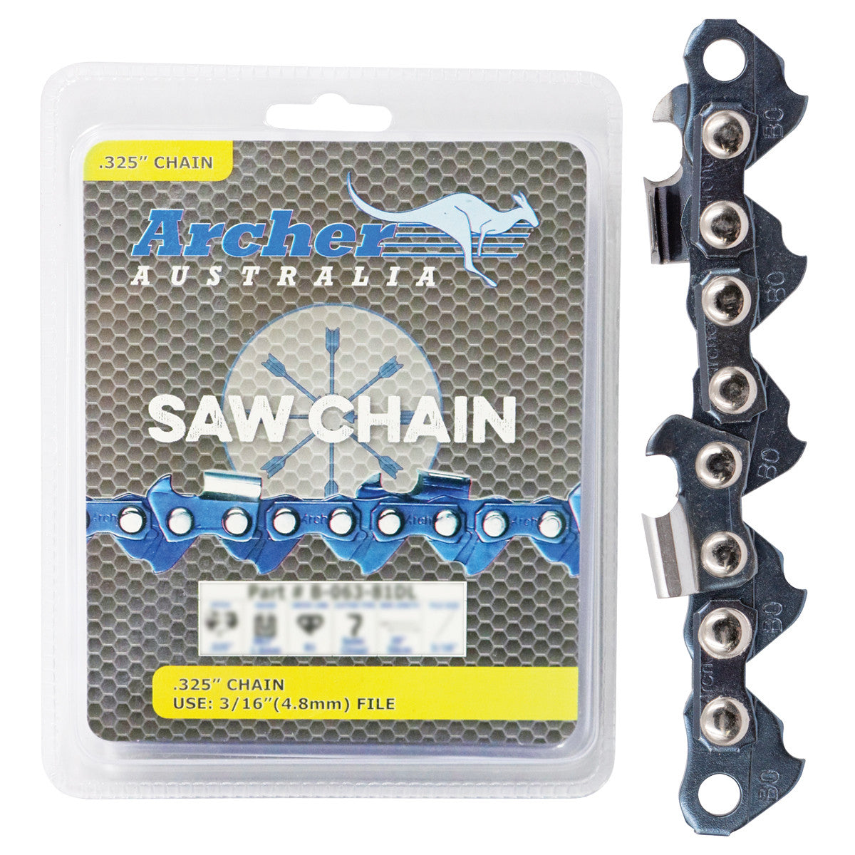 Archer Chain Loop - .325", .063", 76DL, Semi Chisel