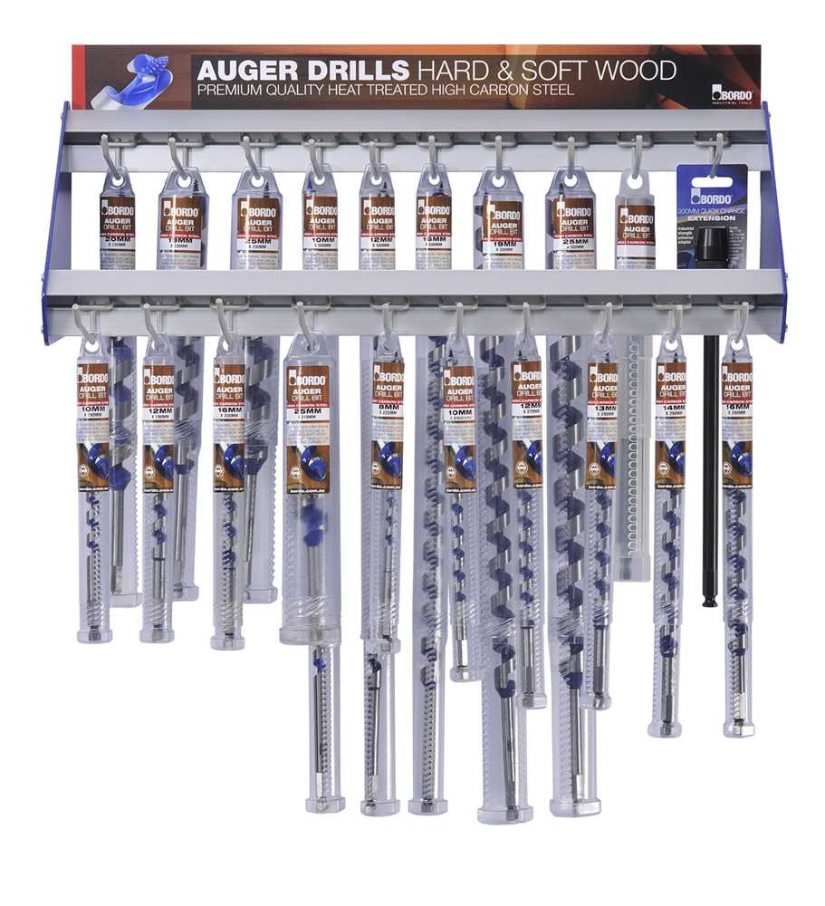 Bordo Self Feeding Wood Bit - Tier Merchandiser