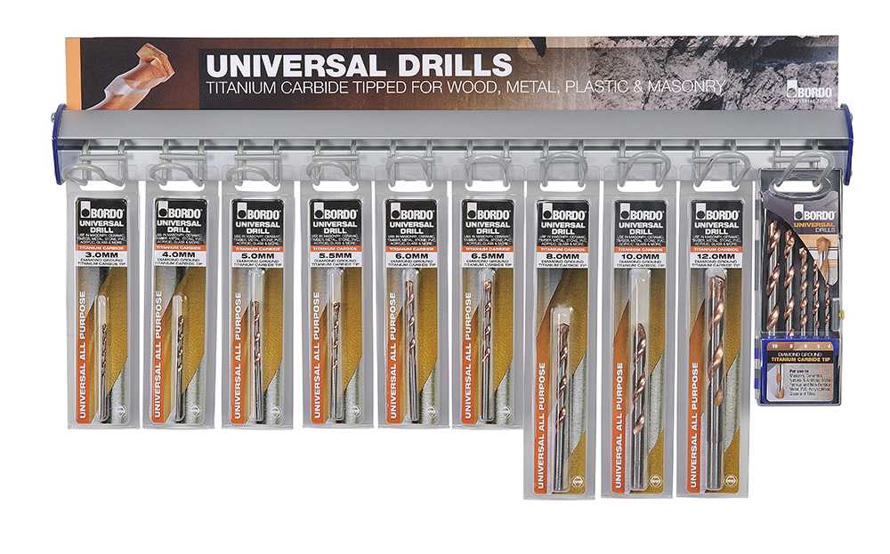 Bordo Universal Drill - Tier Merchandiser