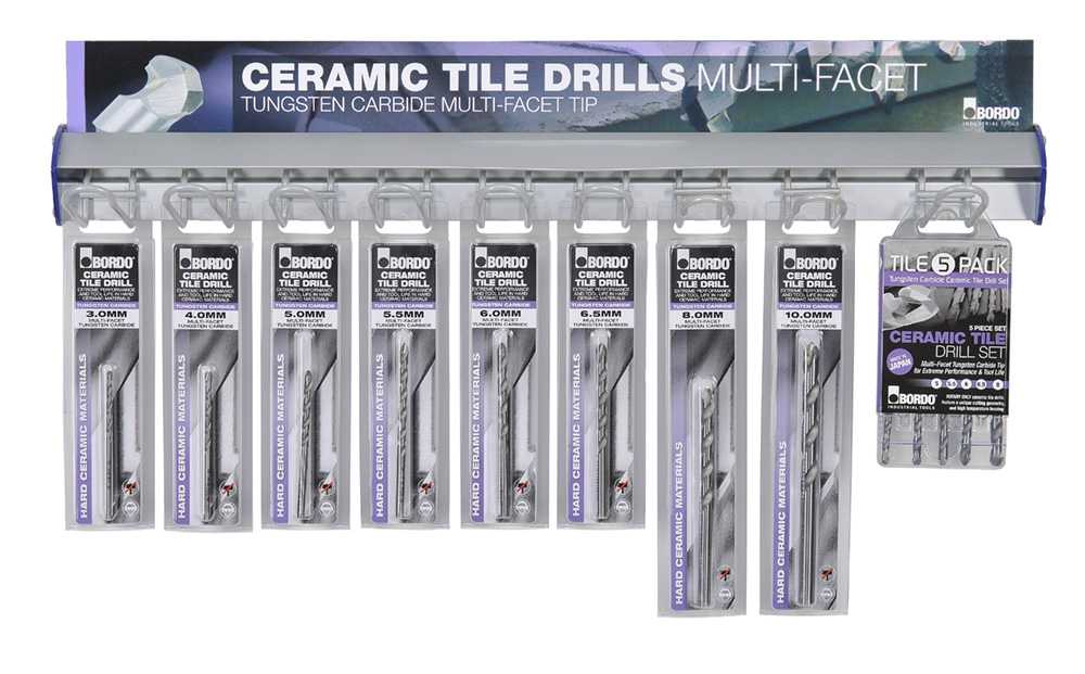Bordo Ceramic Tile Drill - Tier Merchandiser