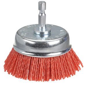 Bordo NylonGrit Cup Brush With Hex Shank