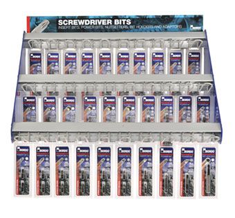 Bordo Screwdriver Bits Benchtop Merchandiser
