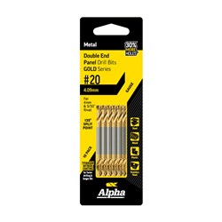 Sheffield No Double Ended Panel Drill Bit Gold Series Trade Pack