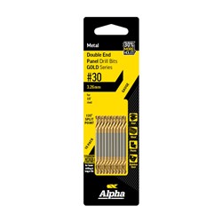 Sheffield No Double Ended Panel Drill Bit Gold Series Trade Pack