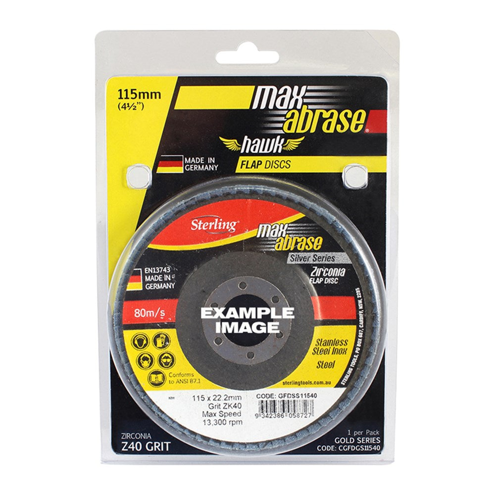 Sheffield Flap Disc Z80 Grit Zirconia Alpha