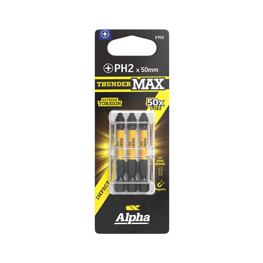 Sheffield ThunderMax PH2 Impact Power Bit