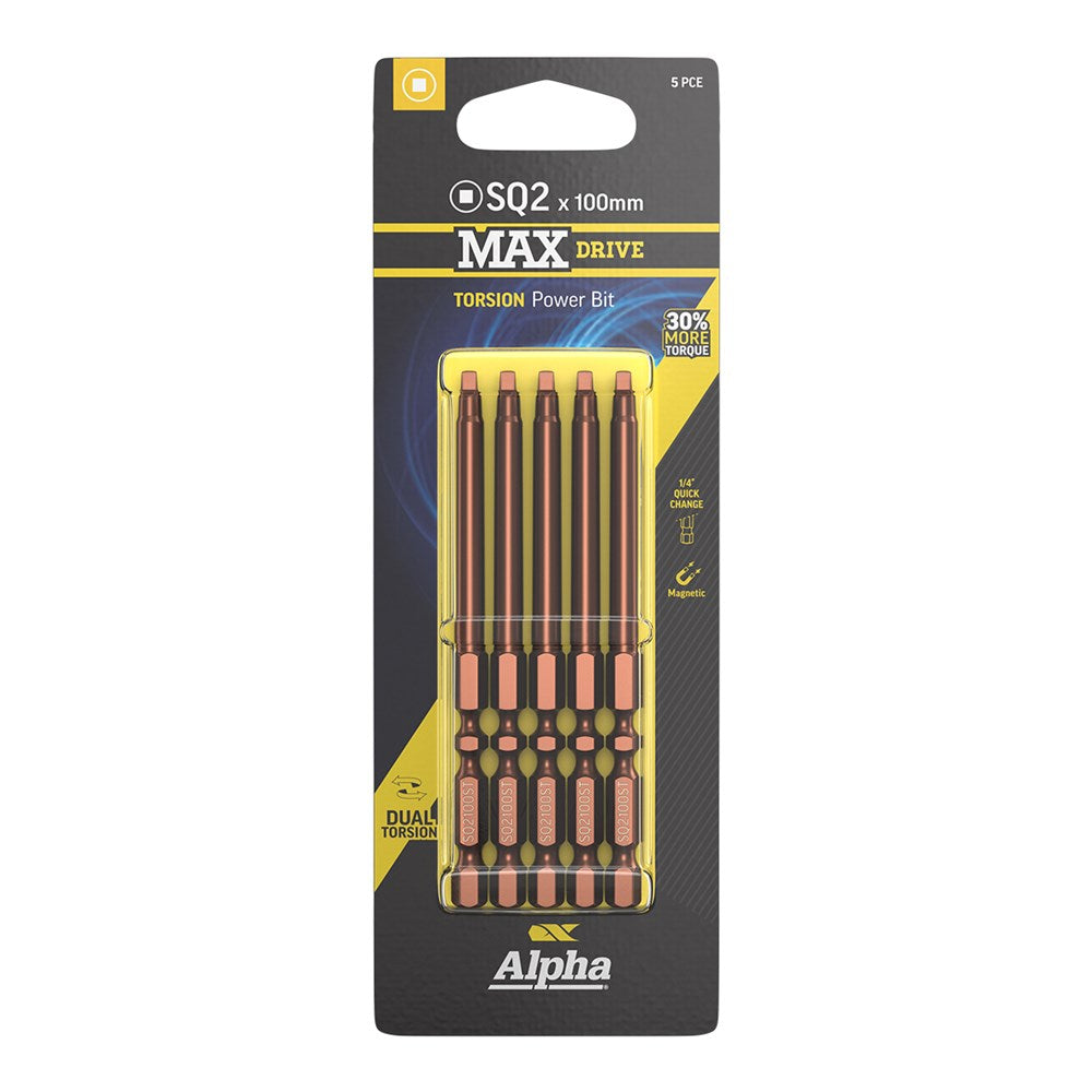Sheffield SQ2 MAXdrive Torsion Power Bit