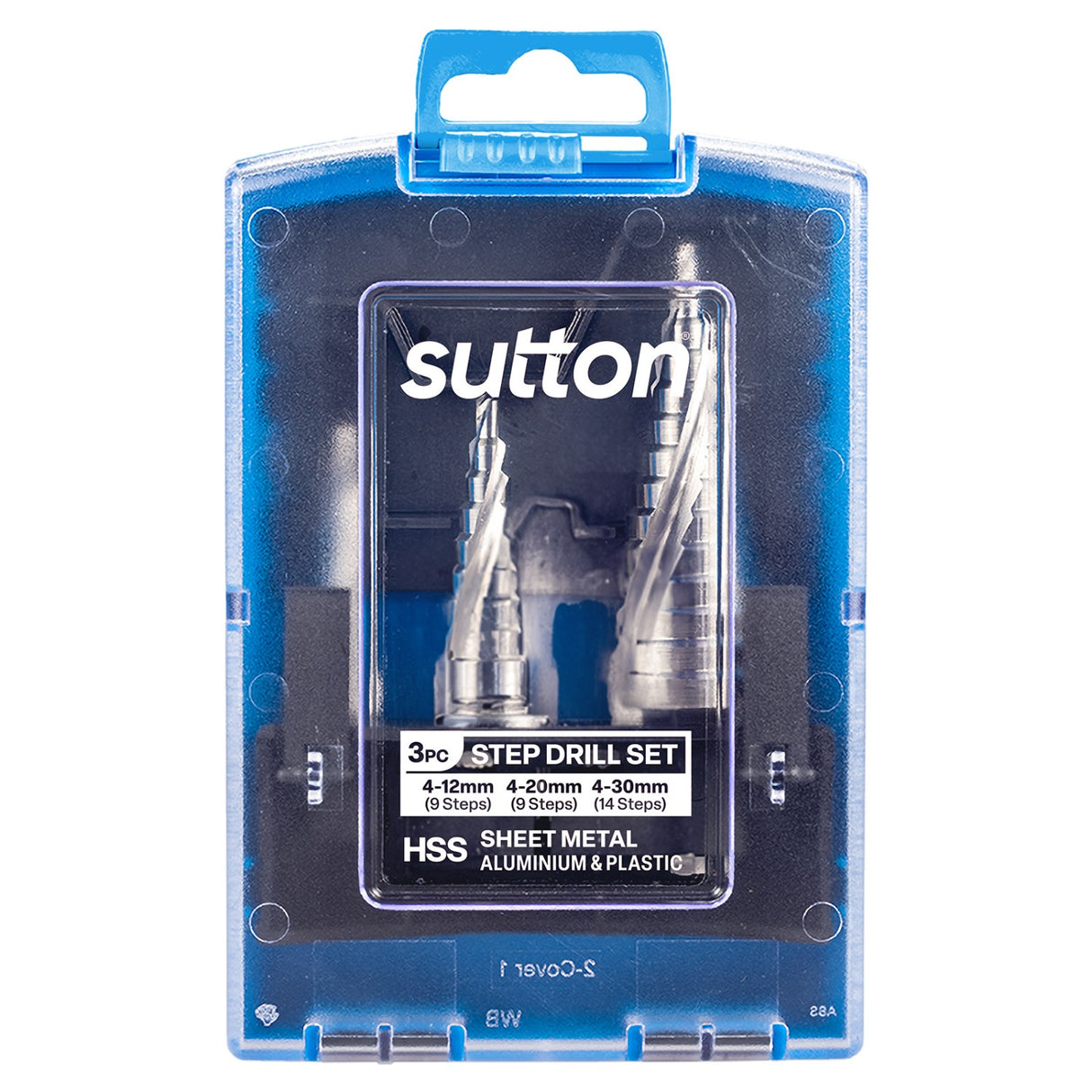 Sutton Drill D504 Step HSS Spiral Flute Set