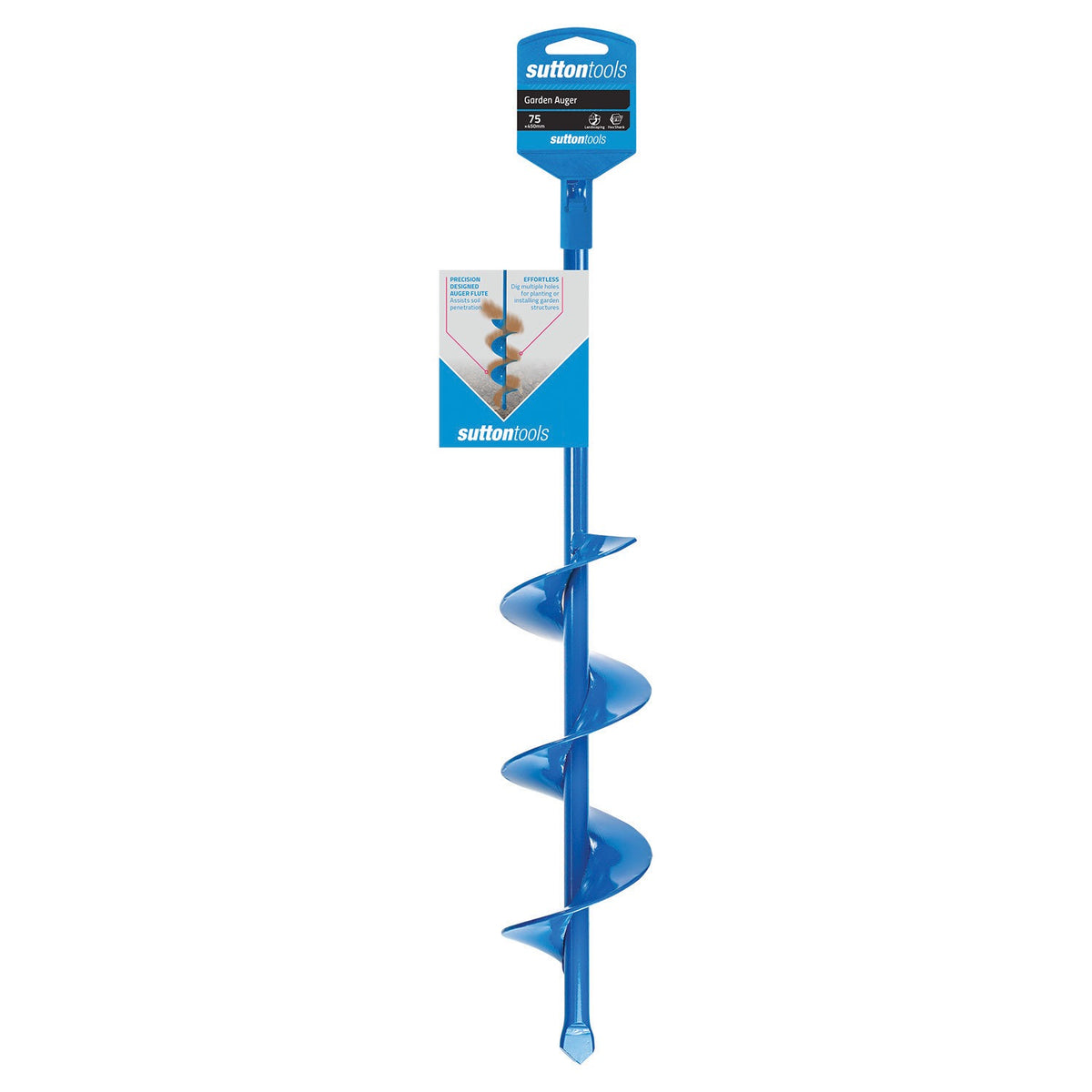 CARBiTOOL Drill D520 Auger Garden -hex Shank
