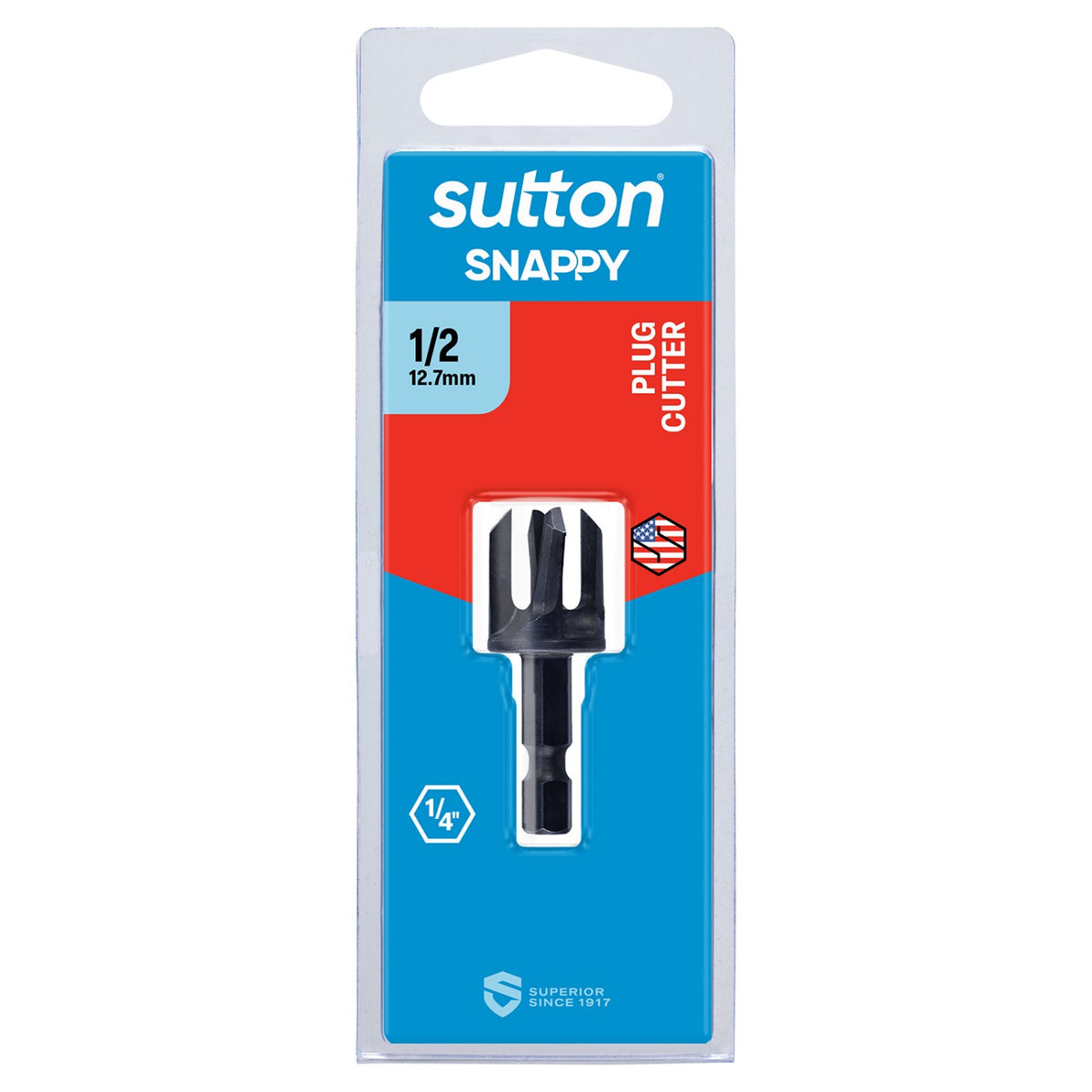 Sutton Plug Cutter D527 Hex-sh Snappy