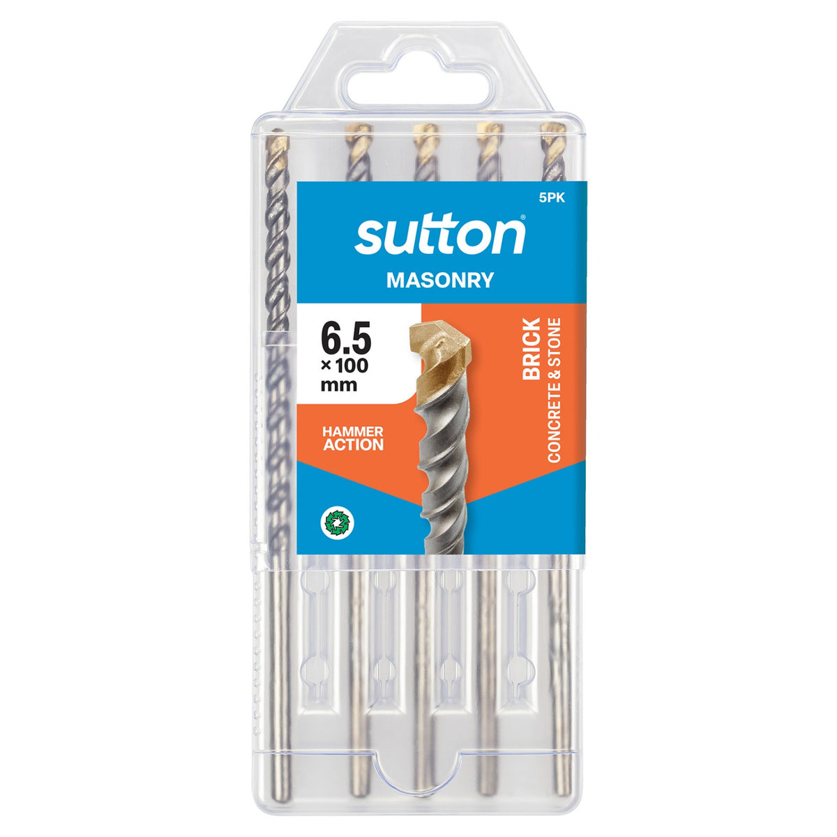 Sutton Drill D651 Masonry TCT Sgl Brick Tradepk