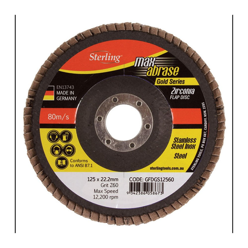 Sheffield Flap Disc Z40 Grit Zirconia Xtra