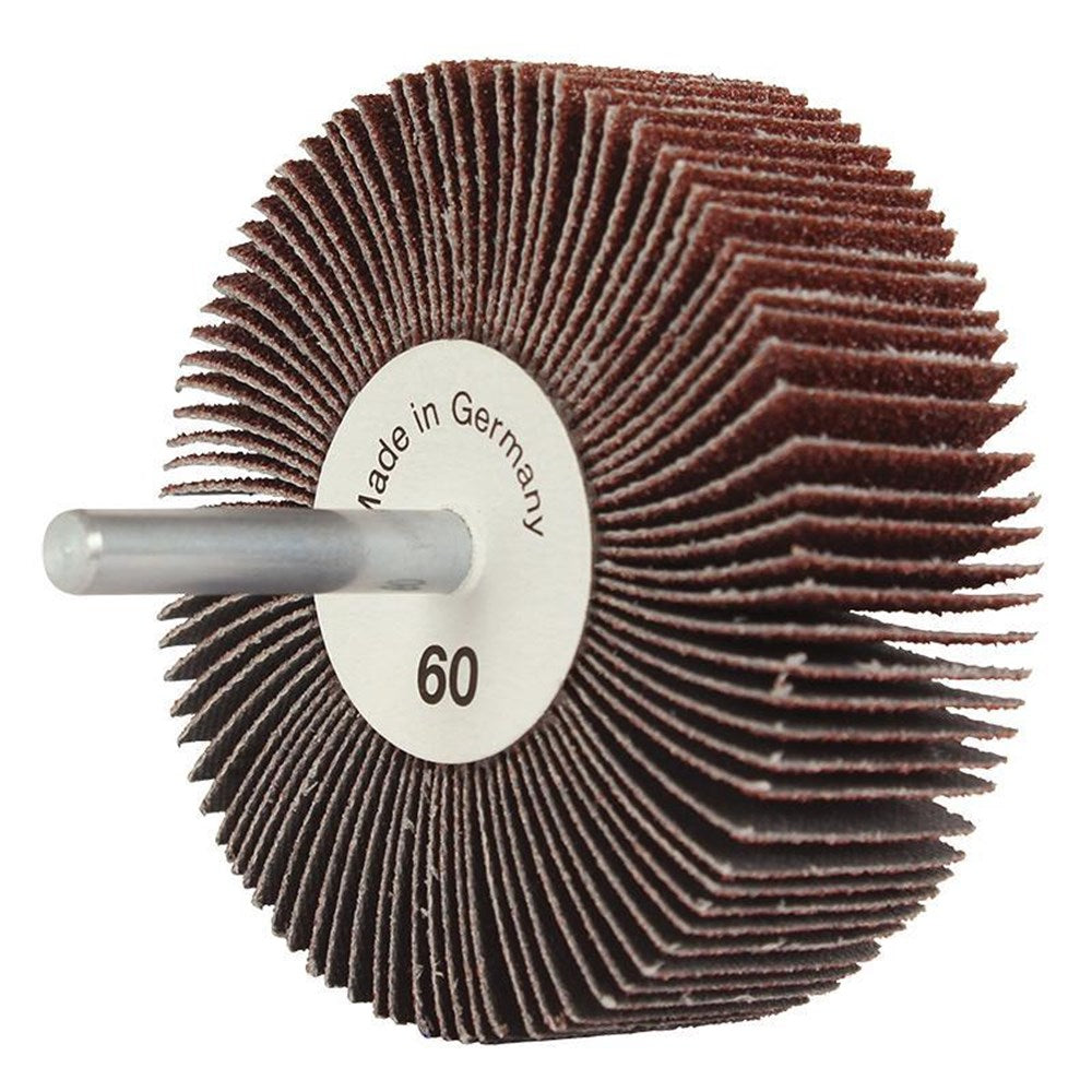 Sheffield Flap Wheel Mounted A80 Grit AlOx