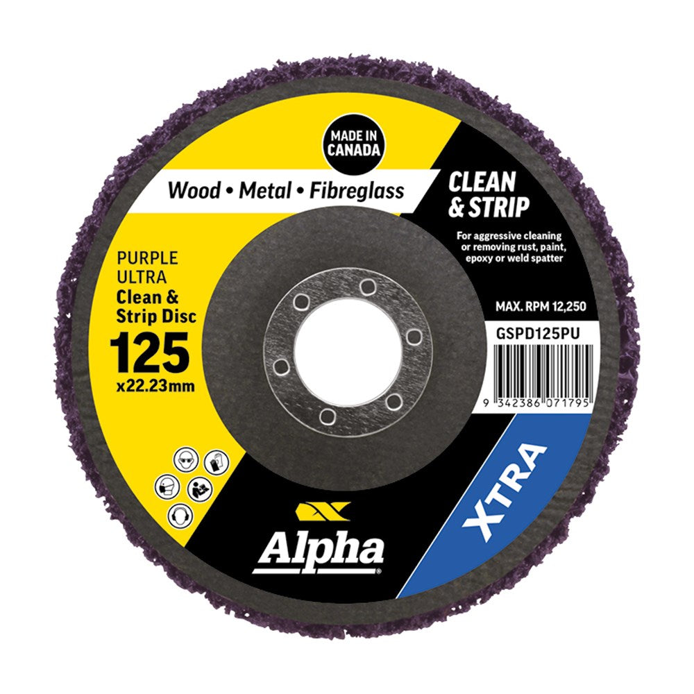 Sheffield Clean & Strip Disc Purple Ultra Xtra