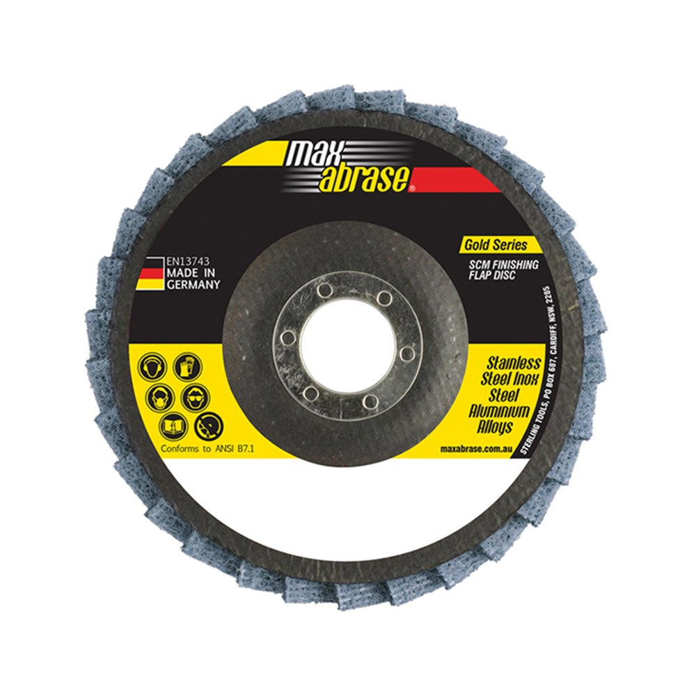 Sheffield Flap Disc Surface Finishing Fine Blue Scm
