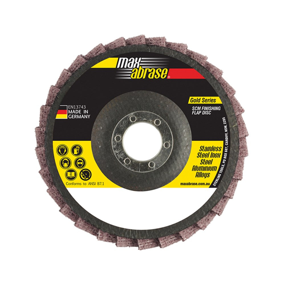 Sheffield Flap Disc Surface Finishing Medium Maroon Scm