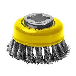 Sheffield Alpha Cup Brush X-Lock Stainless Steel Wire Knotted