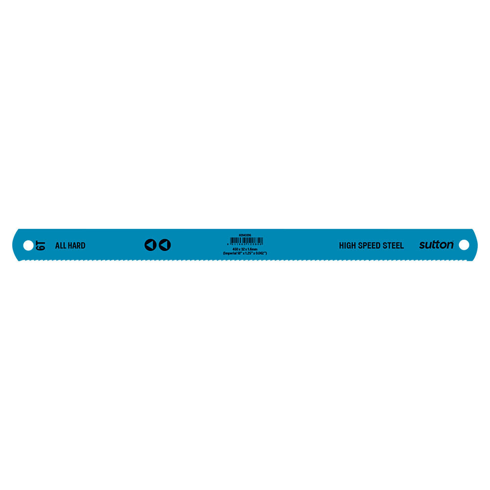 Sutton Blade H204 Pwr Hacksaw HSS All Hard