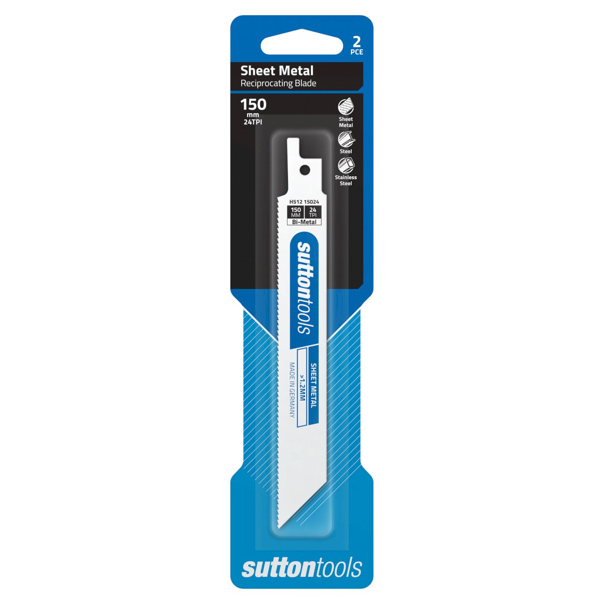 Sutton Blade H512 Recipro Bim Sheet Metal