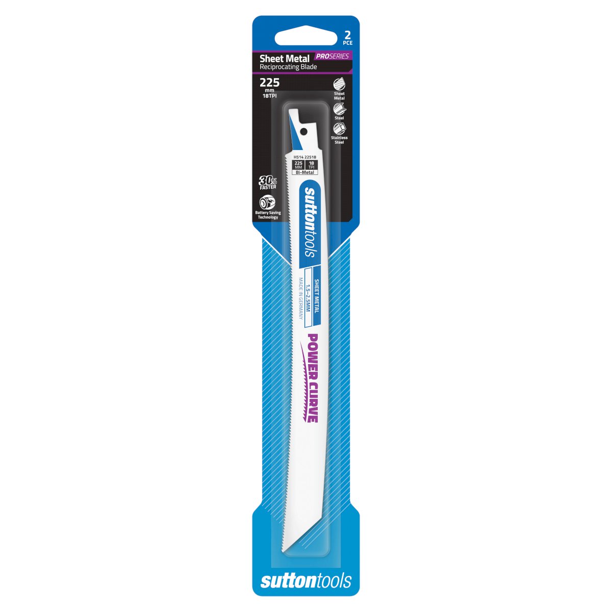 Sutton Blade H514 Recip Bim Sheet Metal Curv