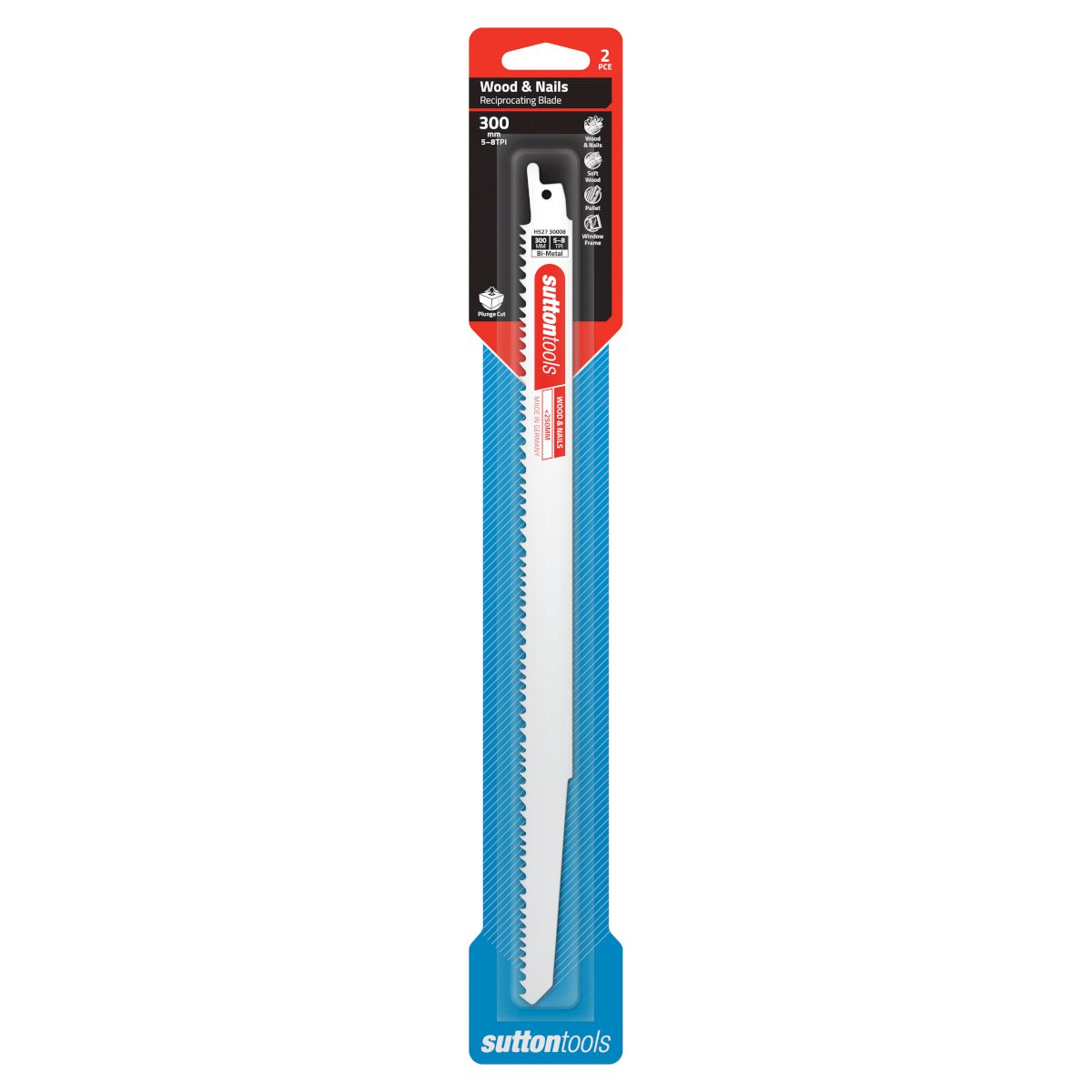 Sutton Blade H527 Recip Bim Wood Nail