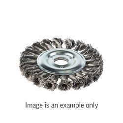 Sheffield Wheel Brush Twist Knot High Carbon Steel Wire