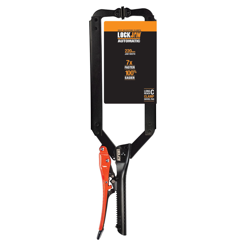 CARBiTOOL L216 Clamp Locking C-clamp Swivel Jaw GEN2 Lockjaw