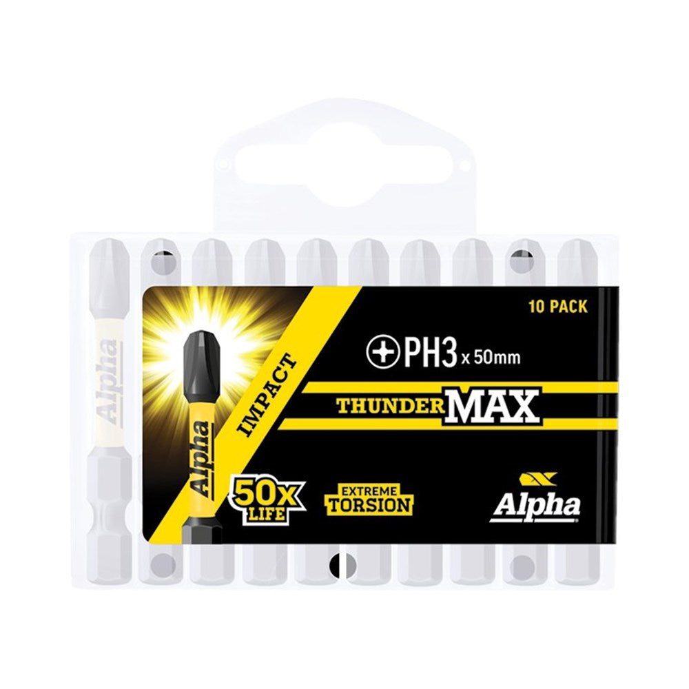 Sheffield ThunderMax PH3 Impact Power Bit Handipack