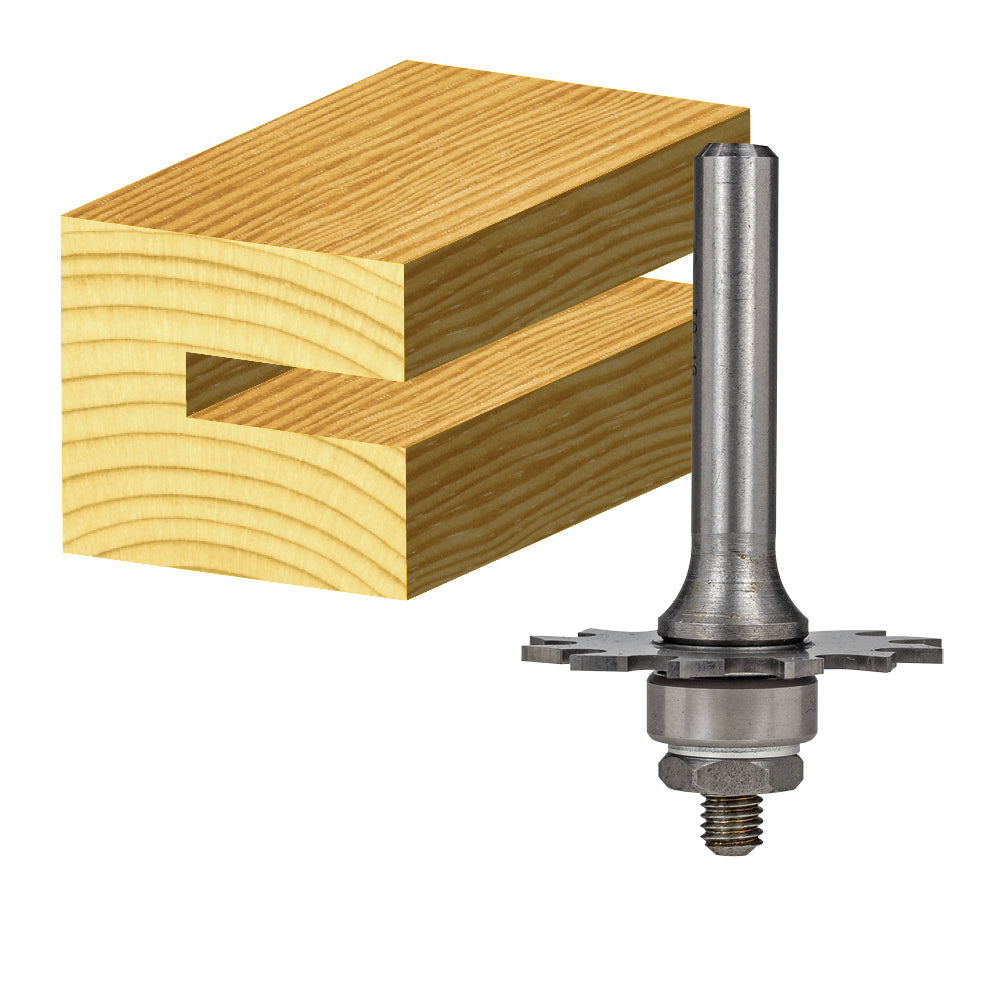 Slotting Cutter Assemblies with Ball Bearing Guide Solid Carbide | CARBiTOOL