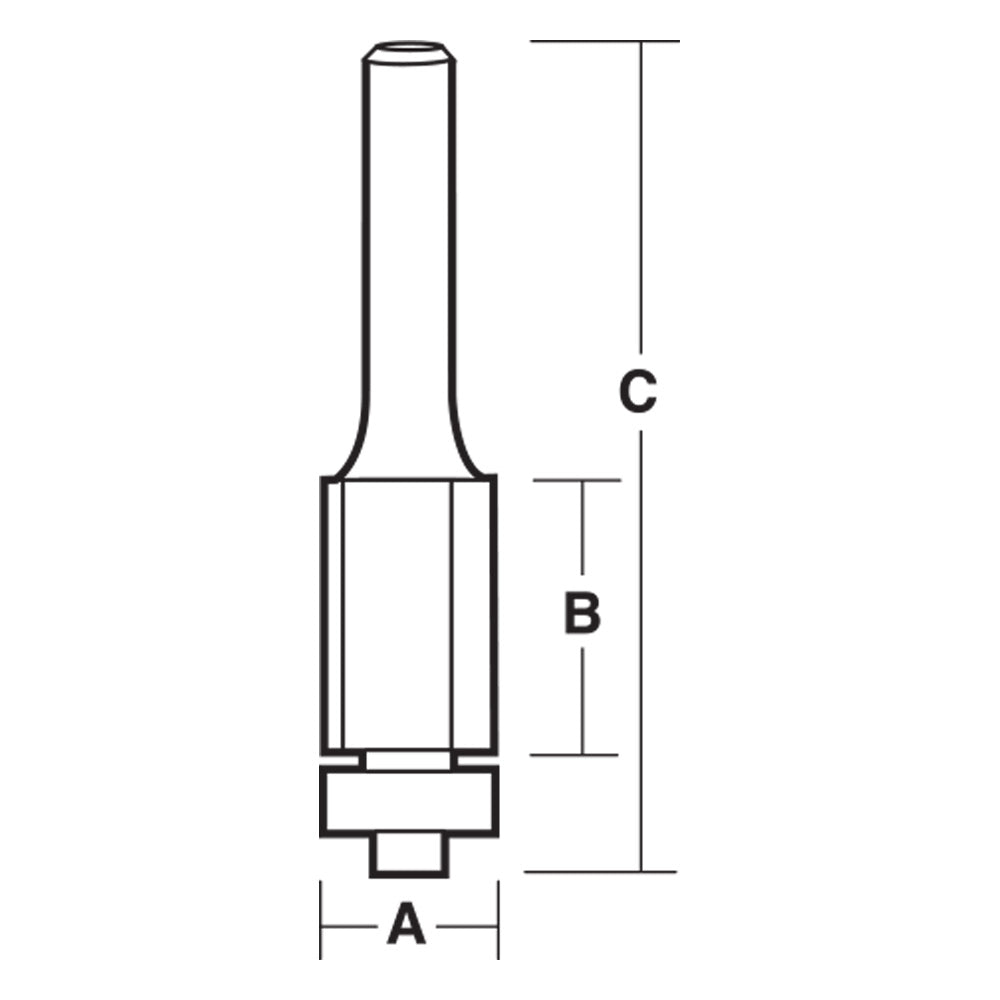 Diamond (PCD) Tipped Flush Trimming B | CARBiTOOL