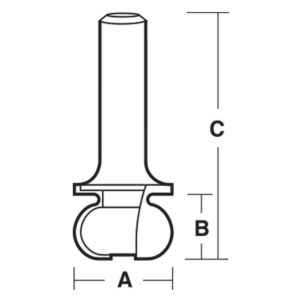 Recessed Handles Drawer Pull Bit | CARBiTOOL