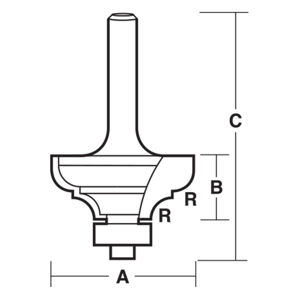 Provincial Bit with Ball Bearing Guide | CARBiTOOL
