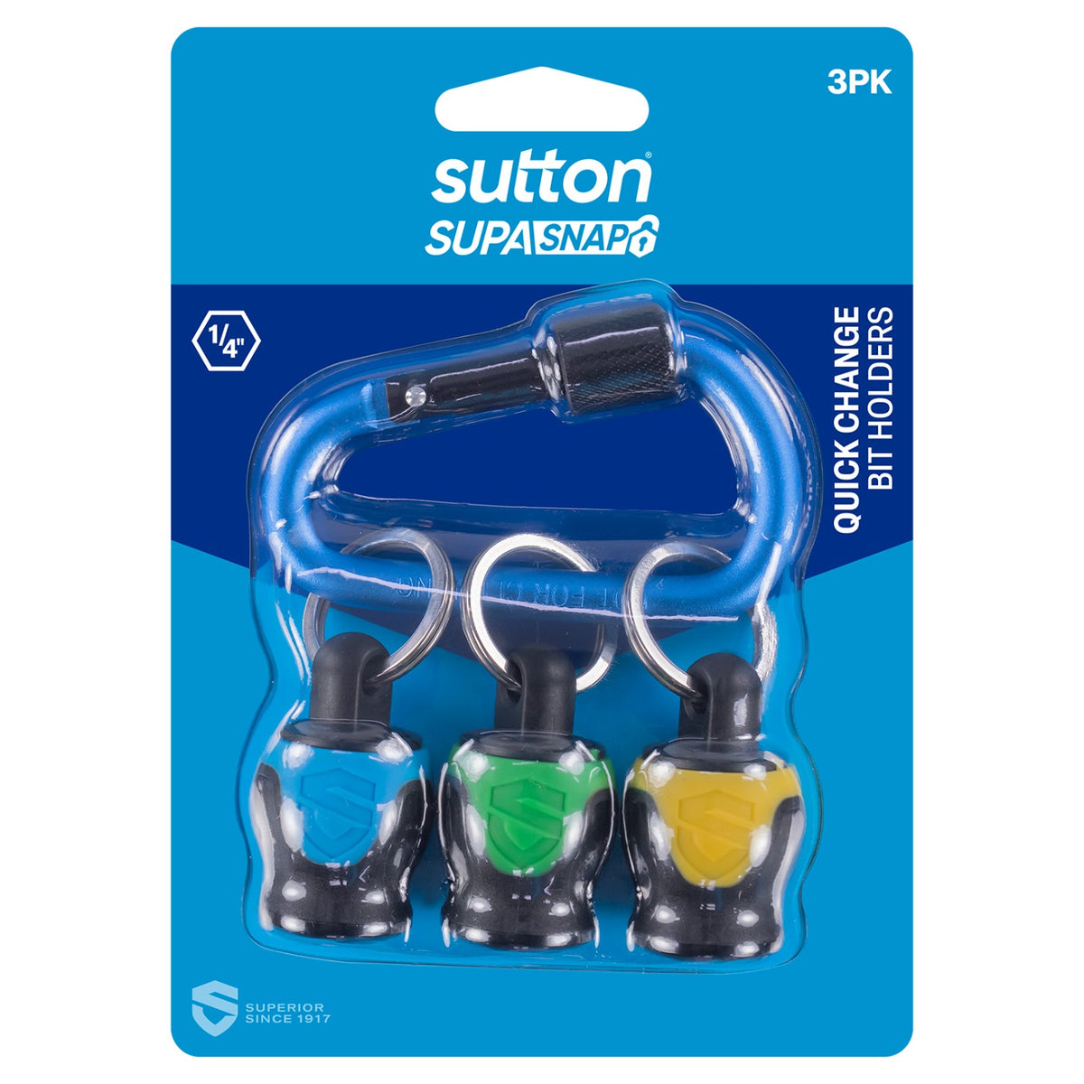 Sutton Bit Holder S239 Supasnap Quick Change Blue Green
