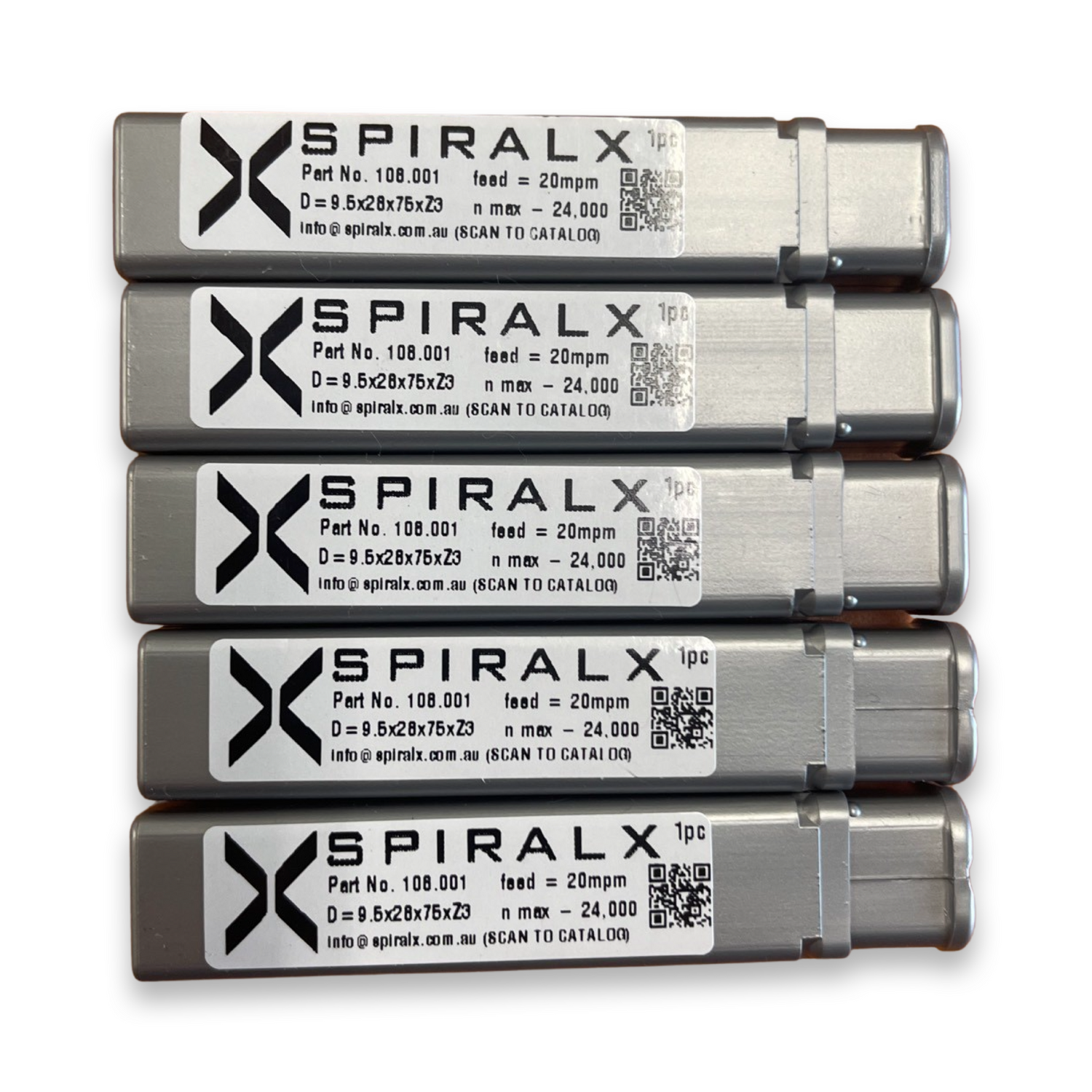 SPIRALX108_0013Flute9.5mm5Pack