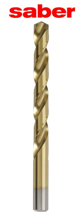 Bordo Saber Hang Sell TIN Coated -hss Jobber Drill - Range 02