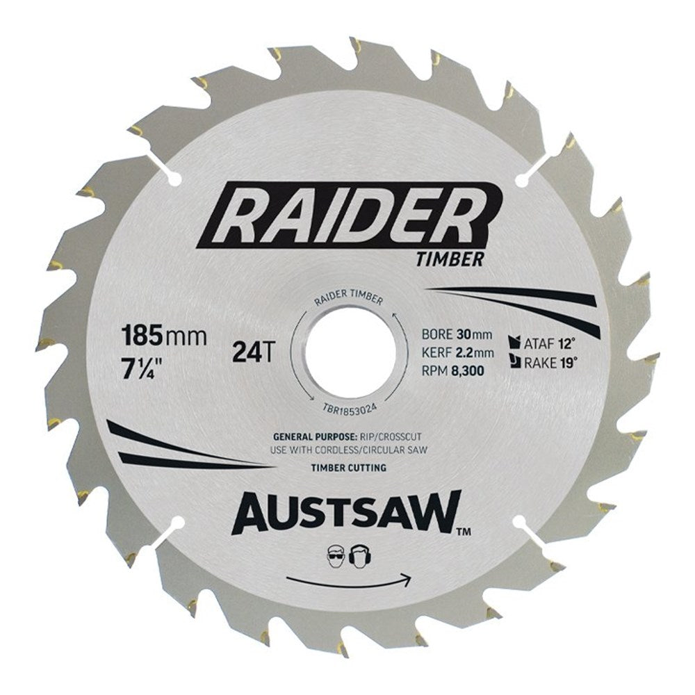Sheffield Austsaw Raider Timber Blade — official supplier product image