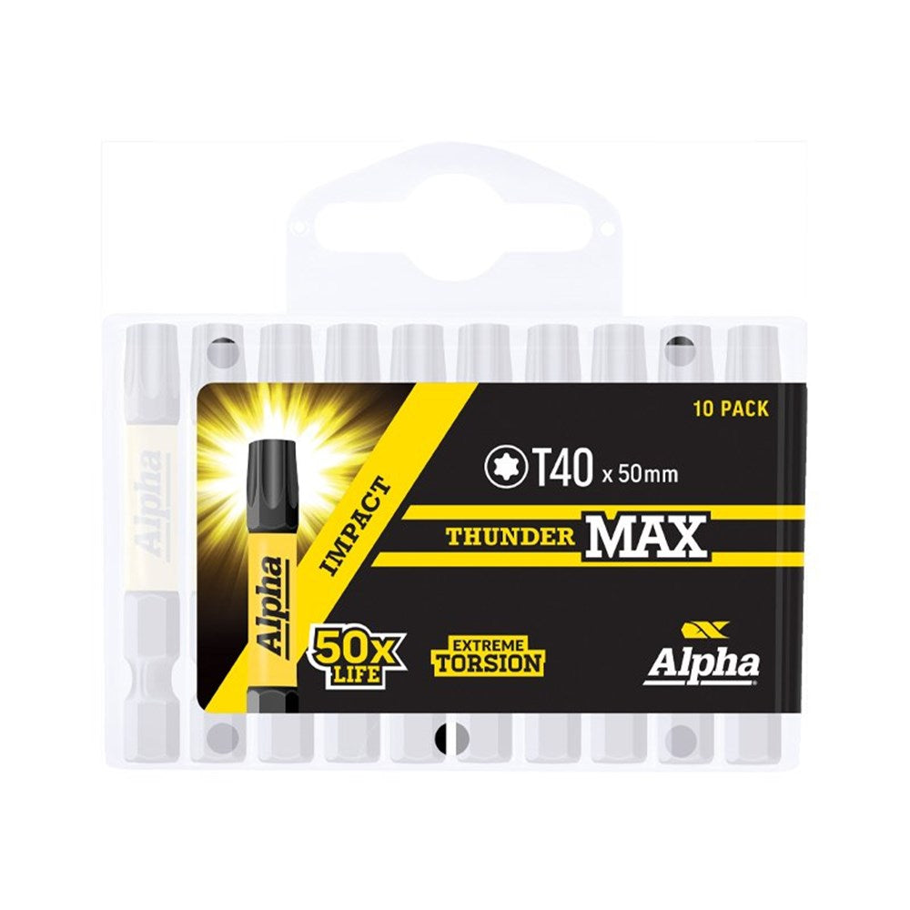 Sheffield ThunderMax TX40 Impact Power Bit Handipack