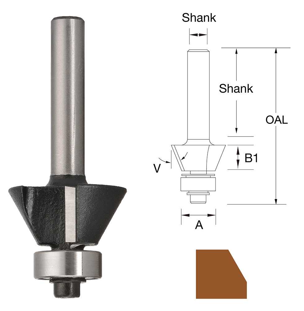 Bordo Bevel Trim Bit Bearing