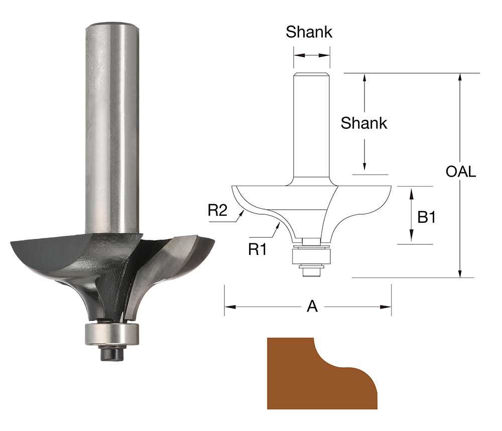 Bordo Table Edge Plain Ogee Bit