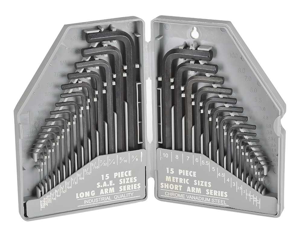 Bordo Hex Key Set Af & Metric